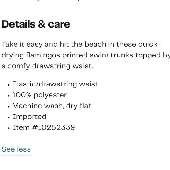 Burnside 17,swim trunks - Picture 2 of 2